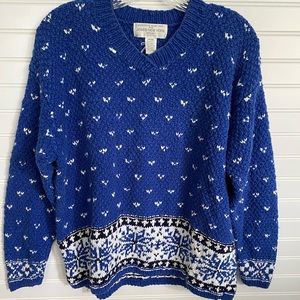 Jones New York Sport exclusive hand knit sweater SIZE P/M